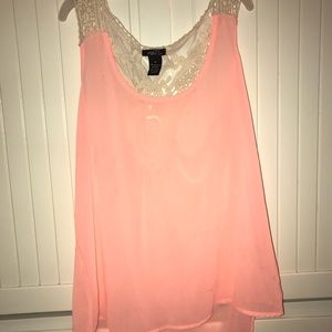 Rue 21 coral tank top